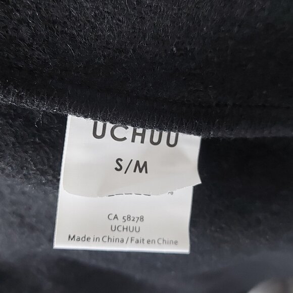 Uchuu Boiled Wool Relaxed Fit Hi-Lo Vest - One Size - Picture 8 of 12